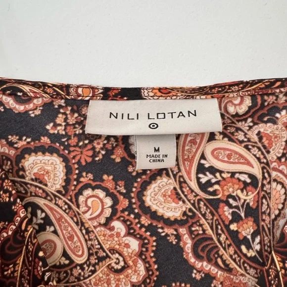 Elegant Paisley Print Maxi Dress - Picture 3 of 5